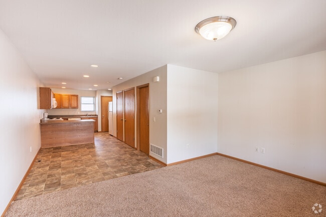 2BR, 1.5BA - 1,228SF - Living Room - Hawkeye Townhomes