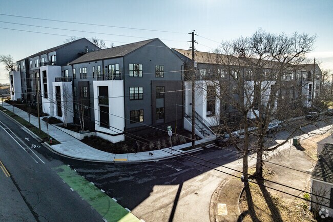 Aerial Photo - High View Cottages & Flats