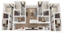 2 Bedroom Shared
