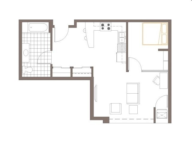 1HAB/1BA - The Marq