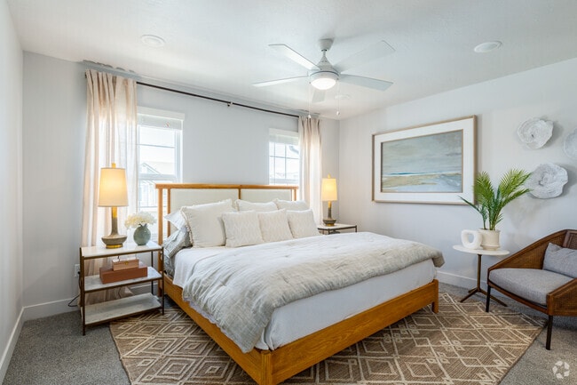 3BR, 2,5BA - 1.580SF - Dormitorio principal - Drexler Townhomes at Holbrook Farms