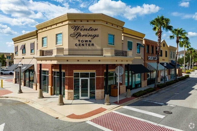 At the heart of the city, Winter Springs Town Center is popular retail and dining area.
