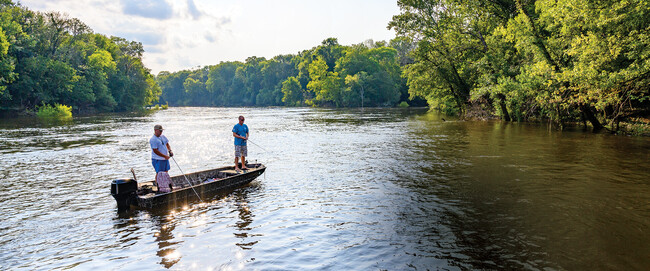 Amazing fishing on the rivers of Roanoke - Blue Ridge Village Senior Property