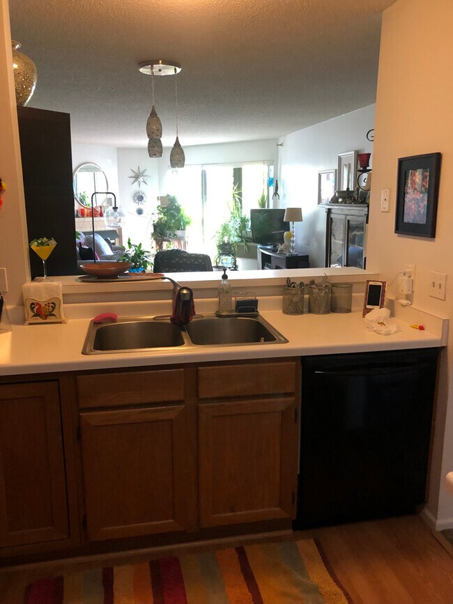 Looking out to living room and dining area. - 7602 York Ave S