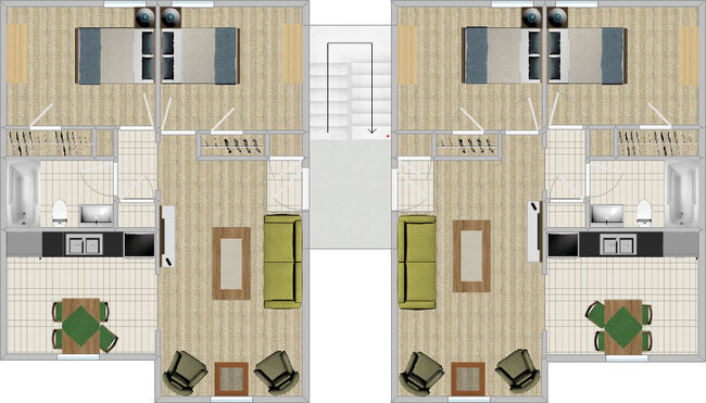 Foto del interior - Campus Square Apartments