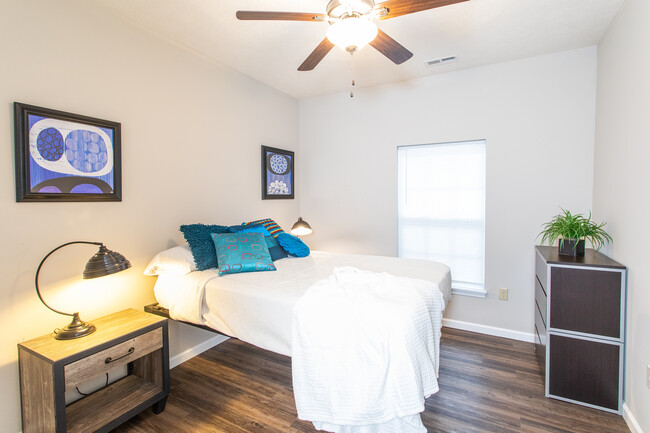 Staged Bedroom - 120 Flats
