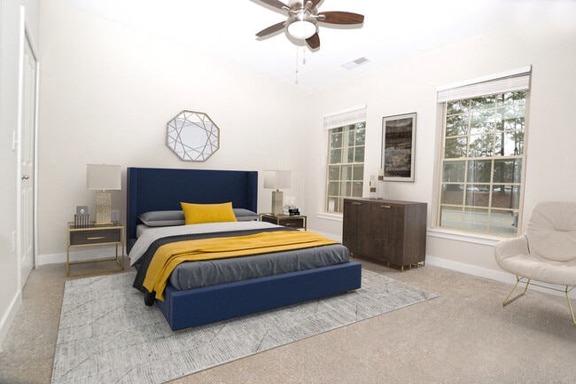 Elite One Bed Bedroom - Emerald Creek Apartments