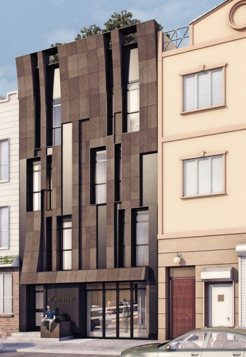 Propuesta de fachada de corcho - 47 Withers St