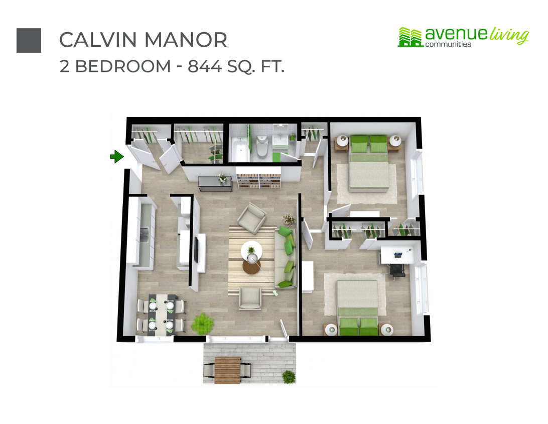 Floorplan - Calvin Manor