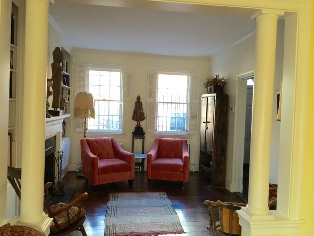 living room towards front of house - 1310 33rd St NW Townhome