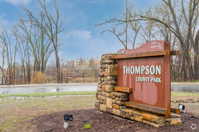 Thompson County Park is a 57-acre greenspace.