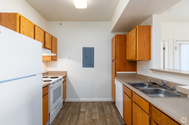 2BR, 1BA - 942SF Kitchen - Sable Ridge Senior Residences South