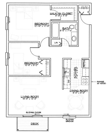 Typical 2 BR - (B) - Caledonia Estates