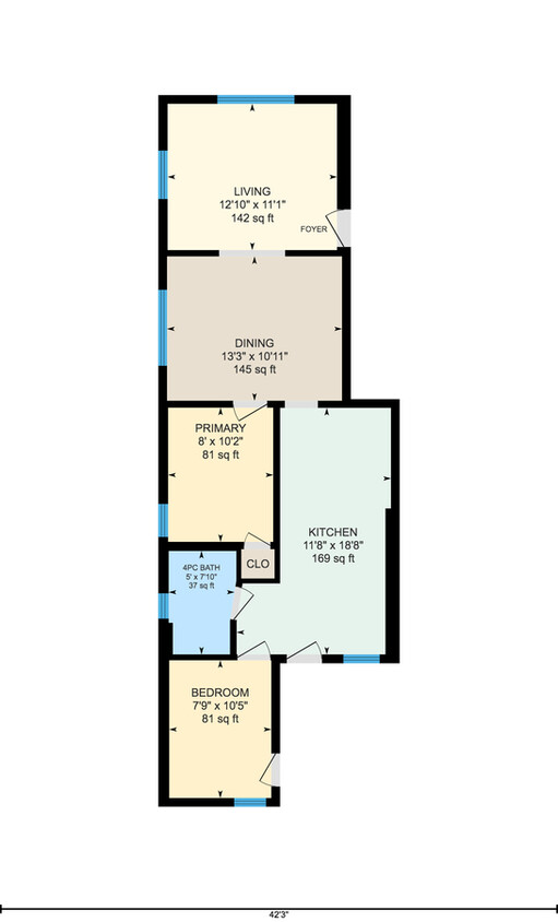 Primary Photo - CONTEMPORARY 2BEDROOM/1BATH APARTMENT IN A...