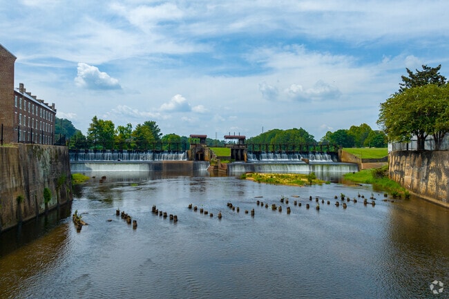 The historic mill area in Prattville is scenic and peaceful.