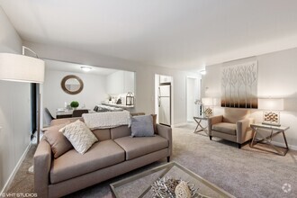 Spacious Living Area - Cedar Heights Apartments