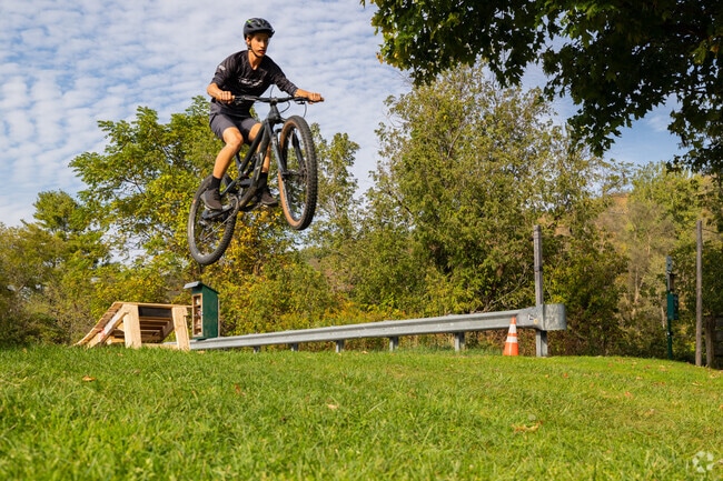 Montpelier Recreation Field features several bike trails and jogging paths.