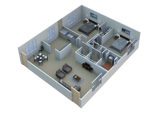 Plano de planta - Stratford Villa - Oak Park, MI