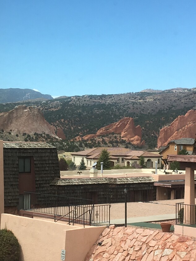 Garden of the Gods View from living room - 2927 Mesa Rd