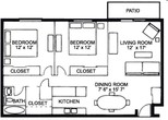 2BR/2BA deluxe