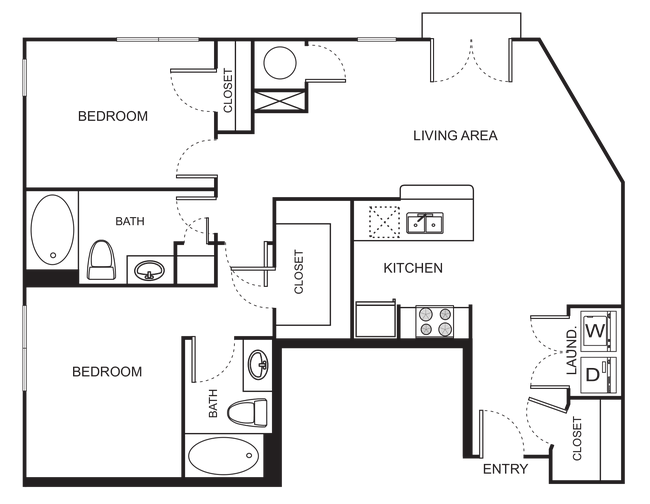 Interior Photo - Uptown Square Apartment Homes