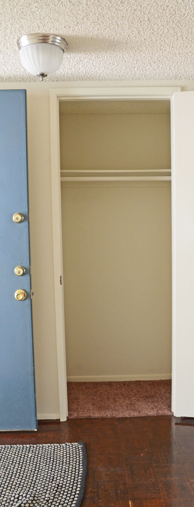 Coat Closet inside door. - 628 Daisy Ave