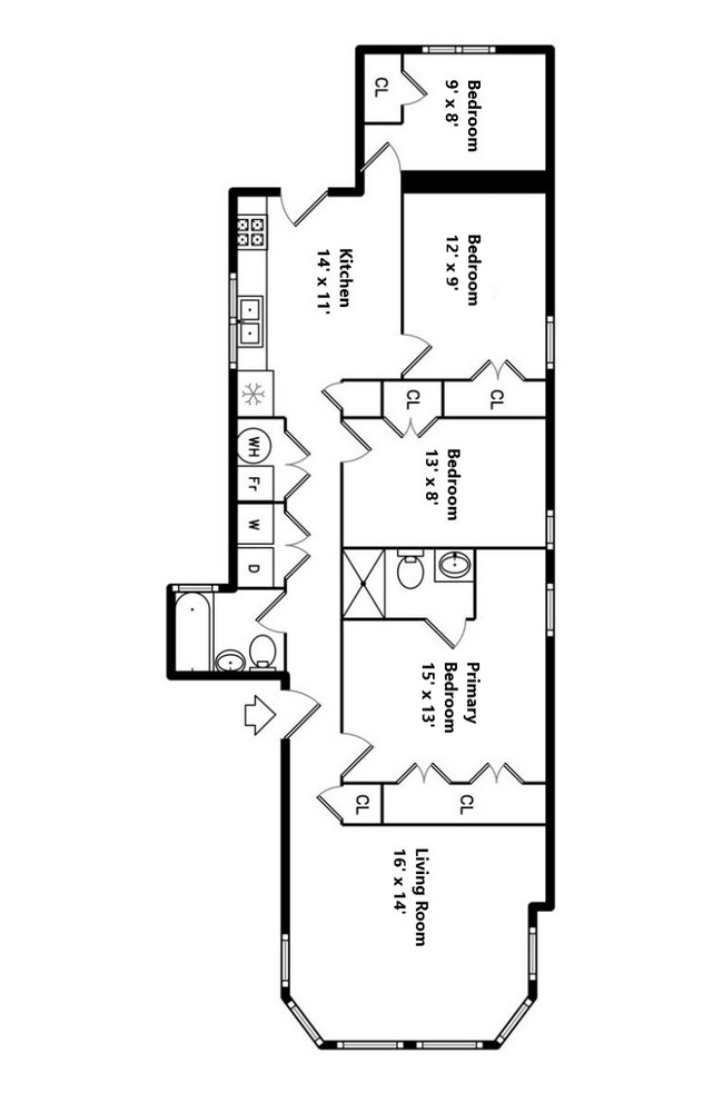 Floor Plan - 7408 N Hoyne Ave