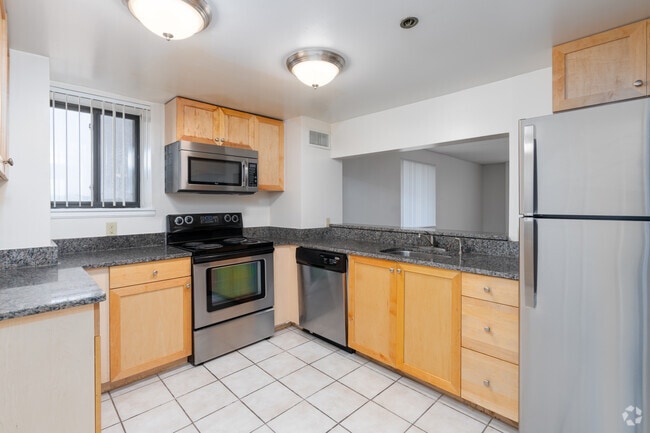 2BR, 2BA - 1,150SF - Kitchen - Arrive Malden Apartments