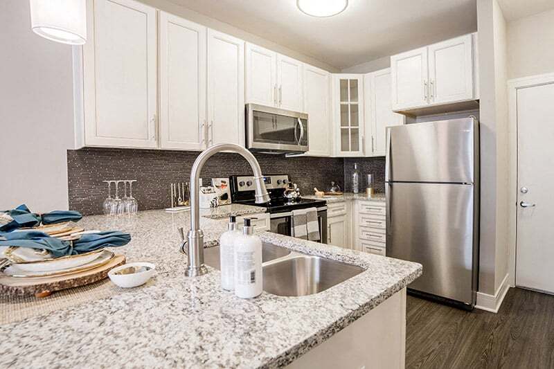 Marble Style Floorplan Kitchen - Quarry at River North