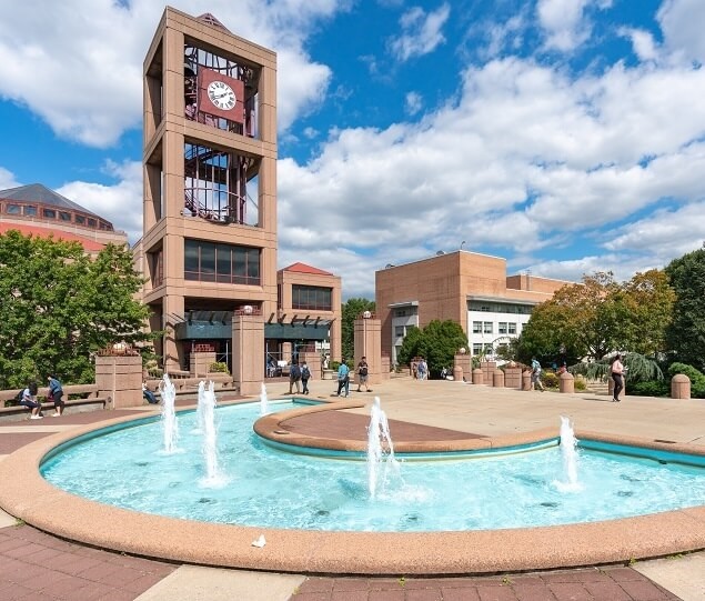 The Chaney-Goodman-Schwerner Clock Tower is a campus landmark