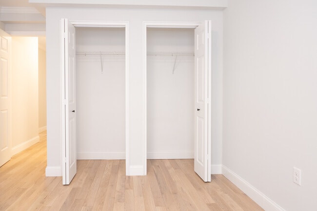 1 Bedroom Model 1E Bedroom Closet - The Regency on Elm
