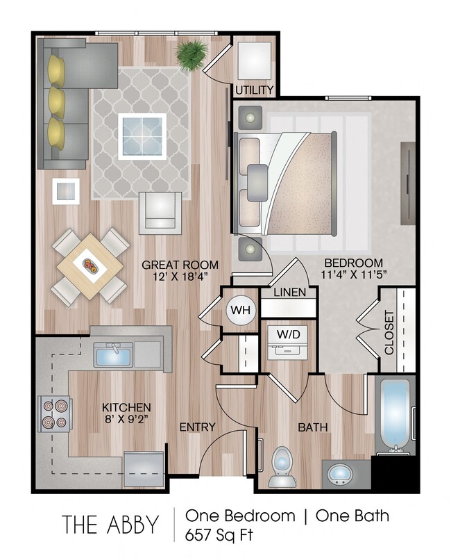 Plano de planta - Victoria Park at Walkersville Senior Apart...