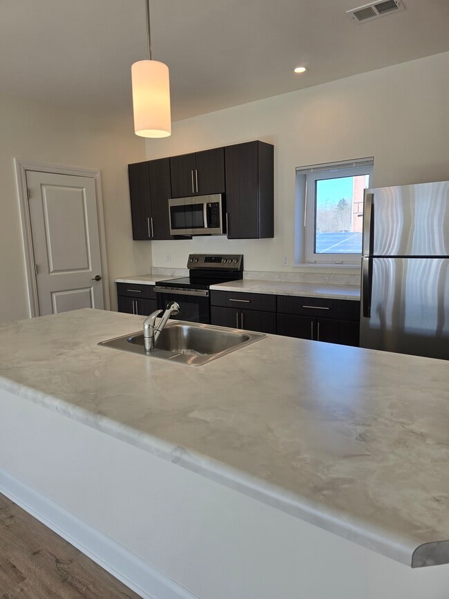 Kitchen, Pantry door - ECOFlats at Log City