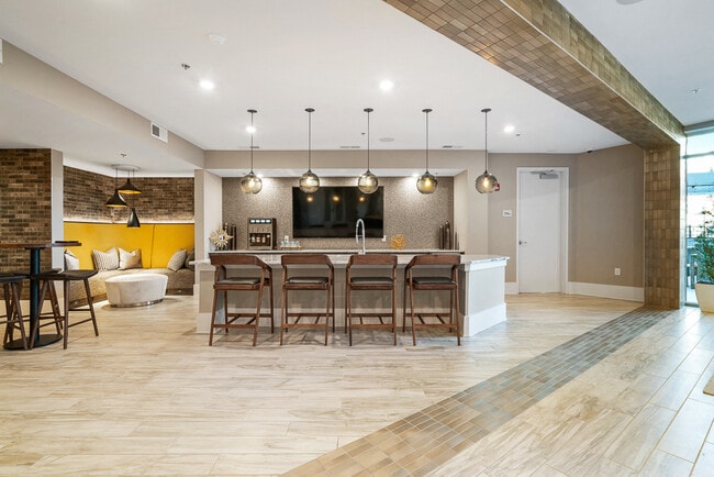 Resident Lounge with Demo Kitchen and Co-Working Spaces - Hawthorne at Friendly