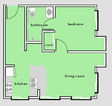 1BR/1BA - Shepherd's Garden