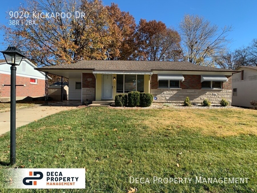 9020 Kickapoo Dr, St. Louis, MO 63123 House Rental in St. Louis, MO