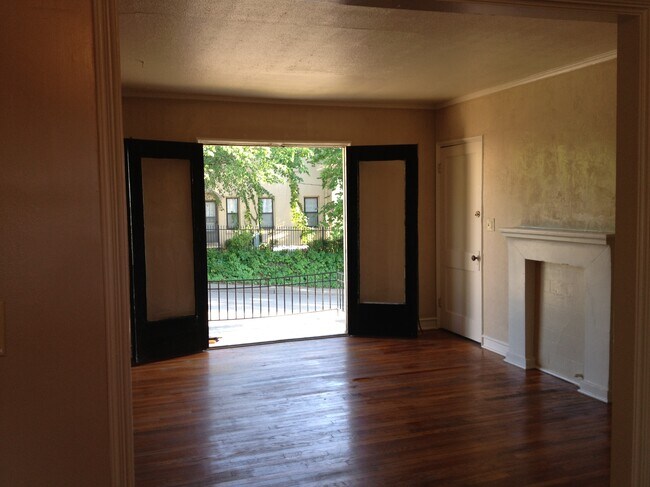 French doors from living room - 101 E 21st St