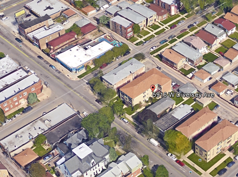 Aerial Photo - 5916 W Diversey Ave