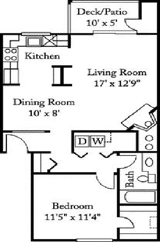 1HAB/1BA - Charter Club