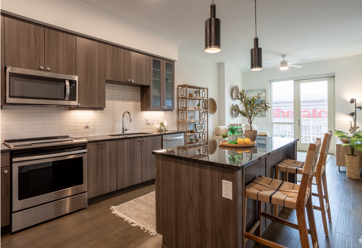 Kitchen + Living - 705 E 12th St