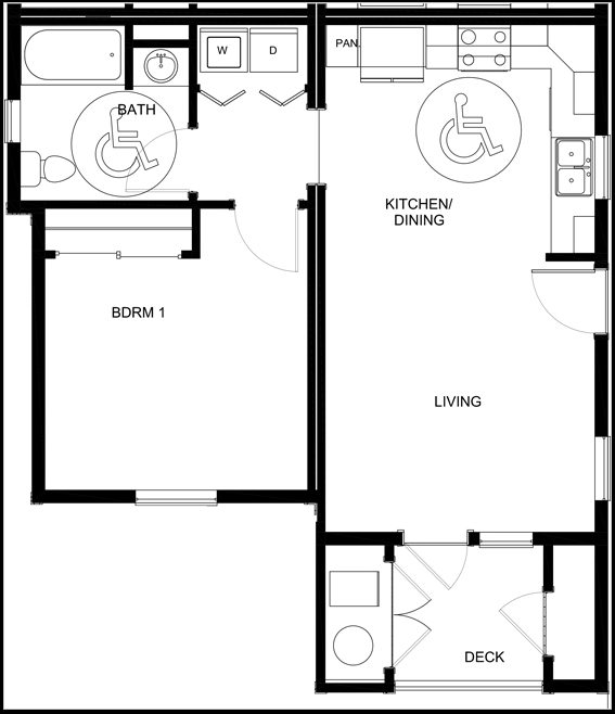 1 Bed, 1 Bath - Bakersfield Family Apartments