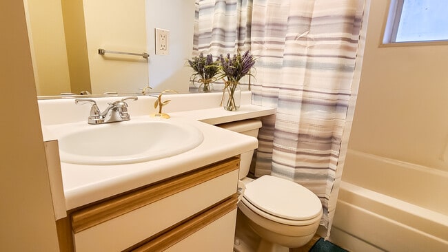 ¡Baño completo - Everett Apartments