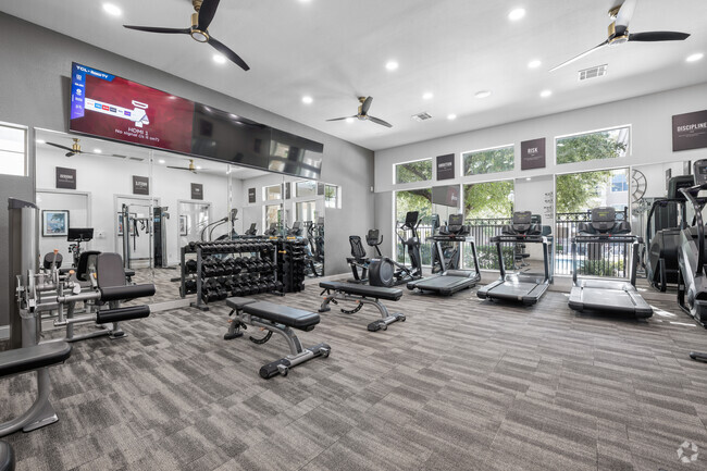 Fitness Center - Red Oak Town Village Apartments