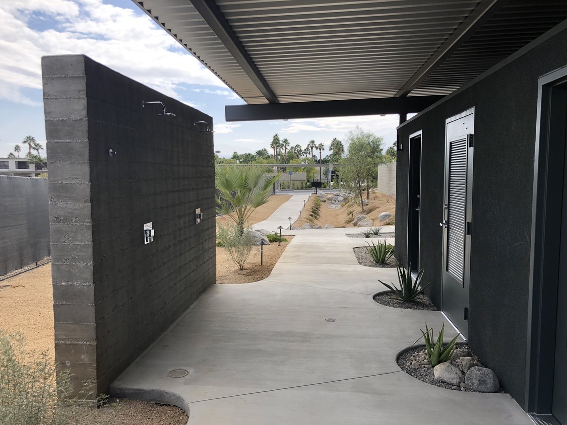 Pool Shower Area - 1600 N Indian Canyon Dr