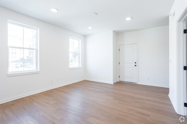 1BR, 1BA - 572SF - Living Room - 2nd Avenue Rowhomes