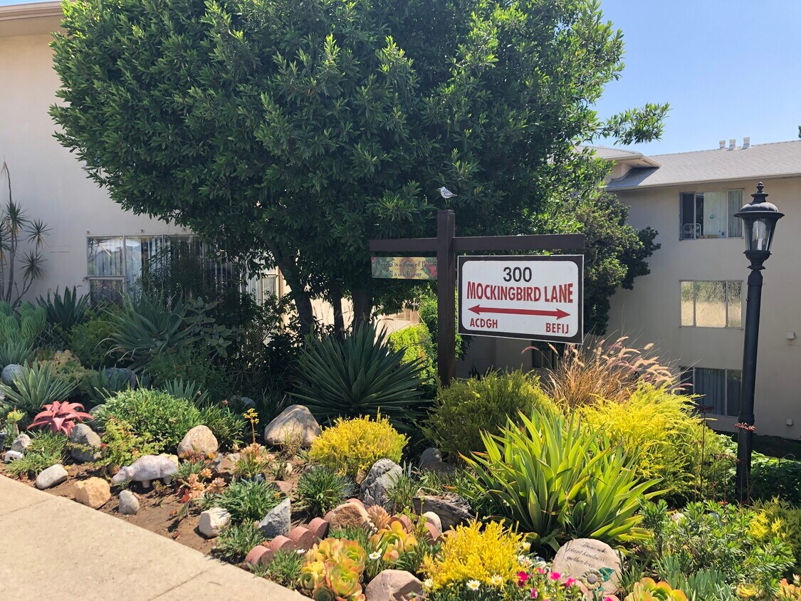 Front of complex - 300 Mockingbird Ln