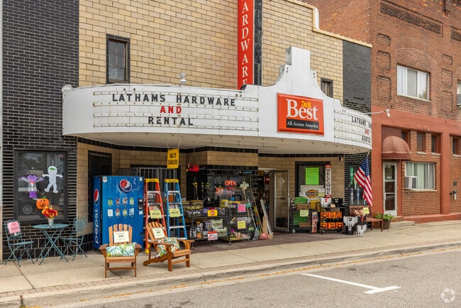 Residents can drop by Latham's hardware store in Milan for any home repair needs.