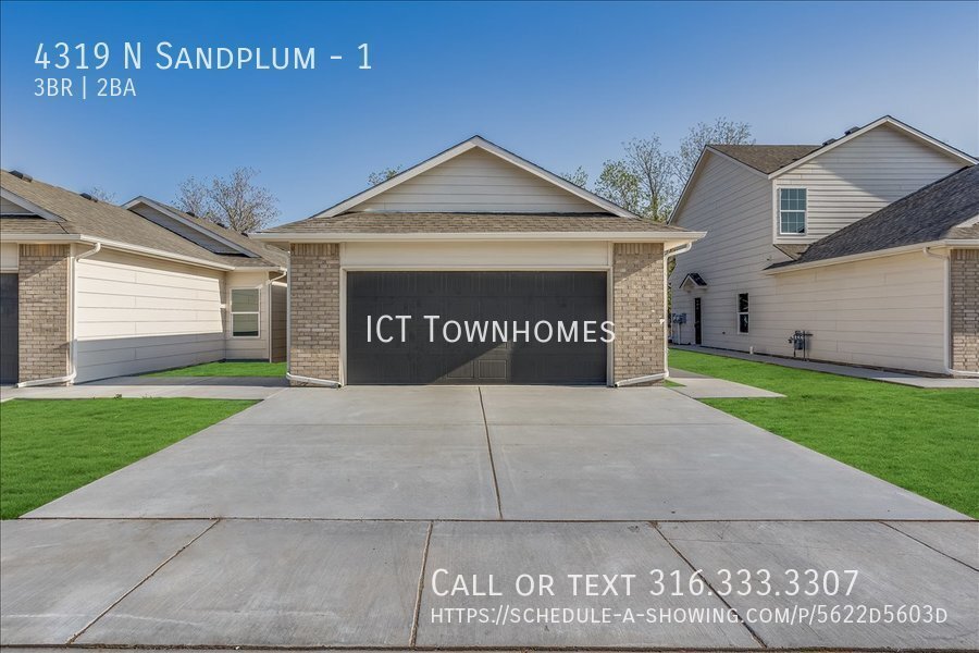 4319 N Sandplum St, Wichita, KS 67205 Townhome Rentals in Wichita KS