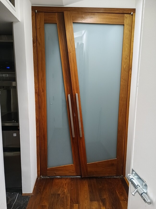 Doors to studio area - 11 E 128th St