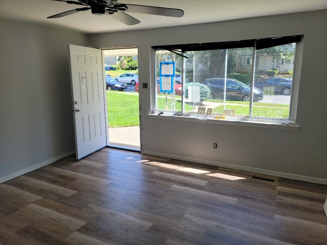 Front door, view from living room - 779 Mohawk St